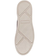 Steve Madden Men's Ormani Perforated Leather Lace Up Sneakers
