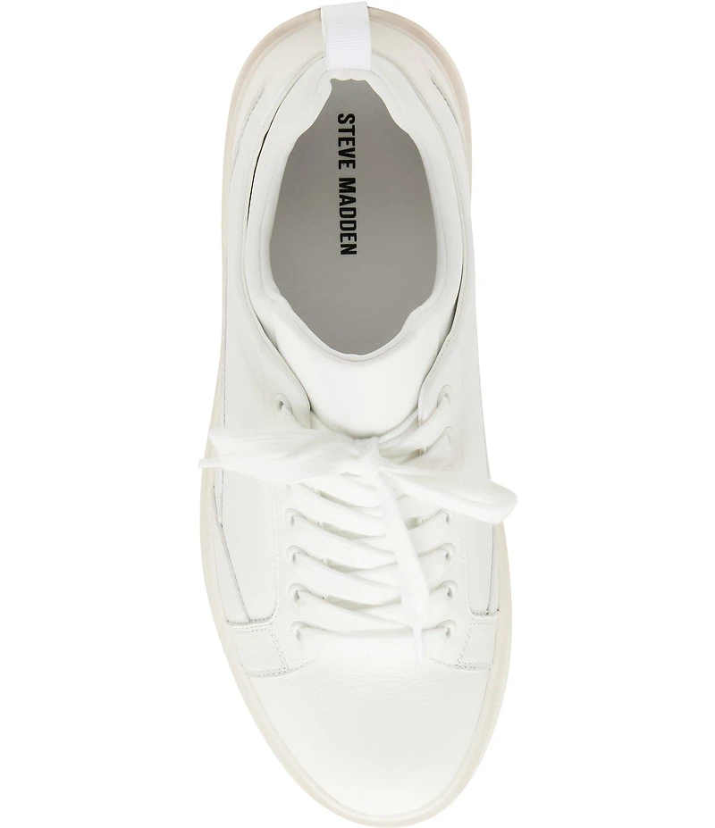 Steve Madden Men's Panthr Leather Lace Up Sneakers