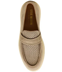 Steve Madden Men's Pecos Nubuck Casual Slip On Loafers