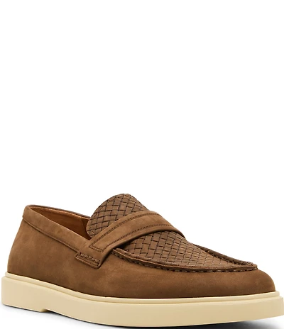 Steve Madden Men's Pecos Nubuck Casual Slip On Loafers