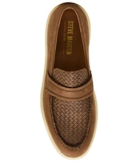 Steve Madden Men's Pecos Nubuck Casual Slip On Loafers