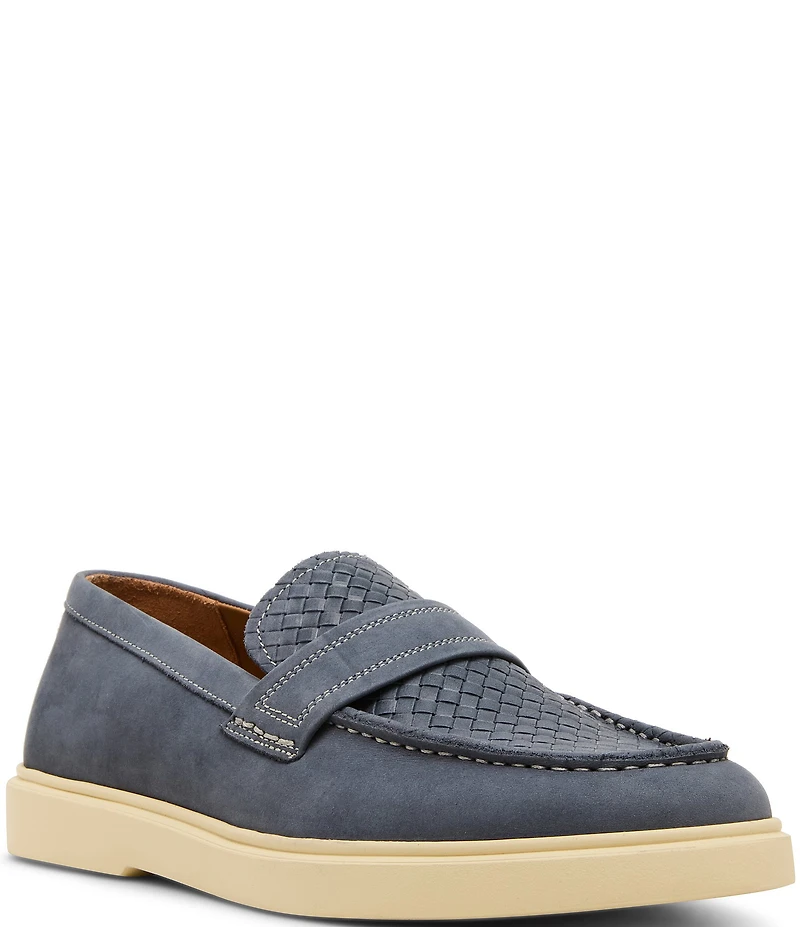 Steve Madden Men's Pecos Nubuck Casual Slip On Loafers
