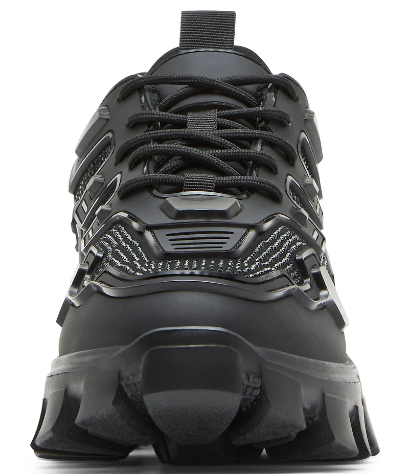 Steve Madden Men's Ponce Rhinestone Lace Up Chunky Sole Fashion Sneakers