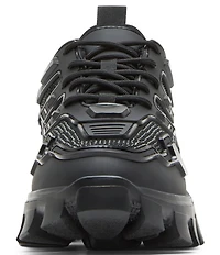 Steve Madden Men's Ponce Rhinestone Lace Up Chunky Sole Fashion Sneakers