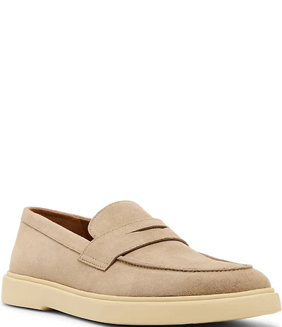 Steve Madden Men's Prestonn Suede Penny Loafers