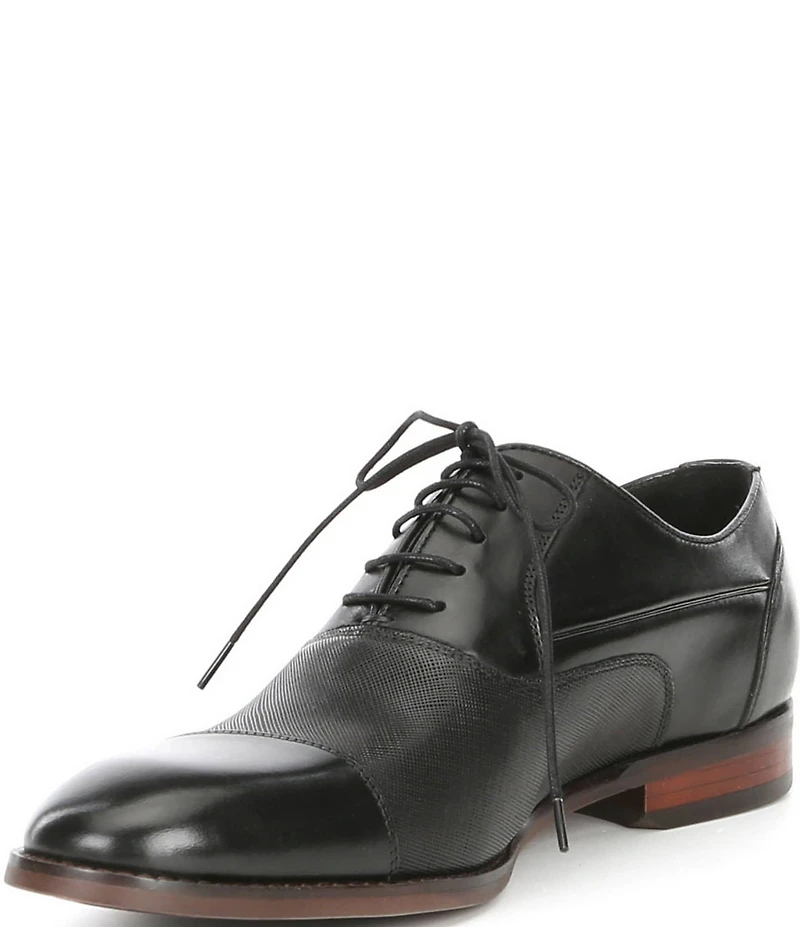 Steve Madden Men's Proctr Leather Cap Toe Oxfords