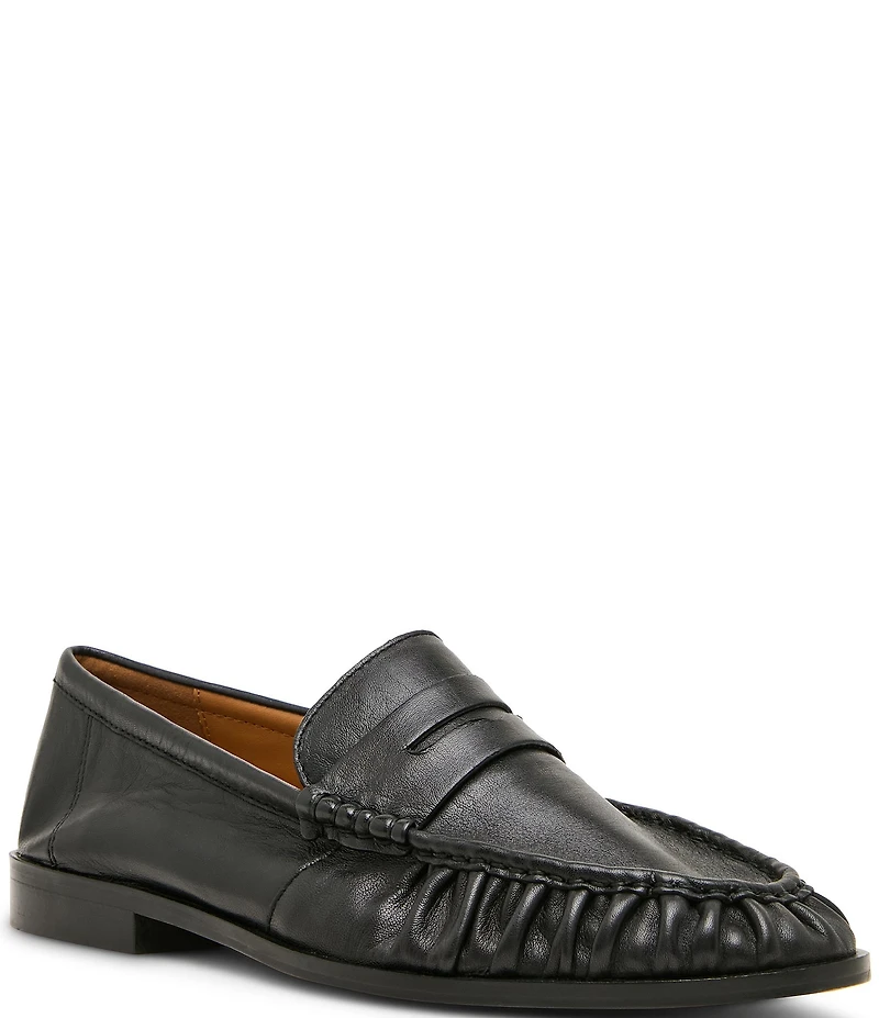 Steve Madden Men's Quest Leather Penny Loafers