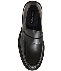 Steve Madden Men's Reynolds Leather Lug Penny Loafers