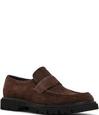 Steve Madden Men's Reynolds Suede Lug Loafers