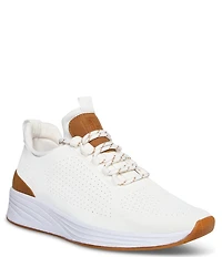 Steve Madden Men's Sakkai Perforated Leather Lace Up Sneakers