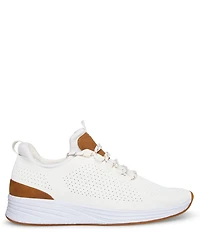 Steve Madden Men's Sakkai Perforated Leather Lace Up Sneakers