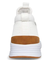 Steve Madden Men's Sakkai Perforated Leather Lace Up Sneakers