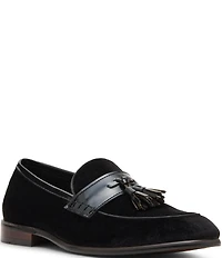 Steve Madden Men's Salinas Velvet Tassel Dress Slip On Loafers