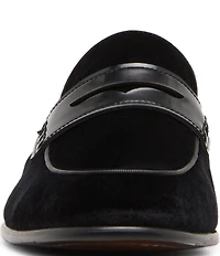 Steve Madden Men's Santee Velvet Dress Penny Loafers