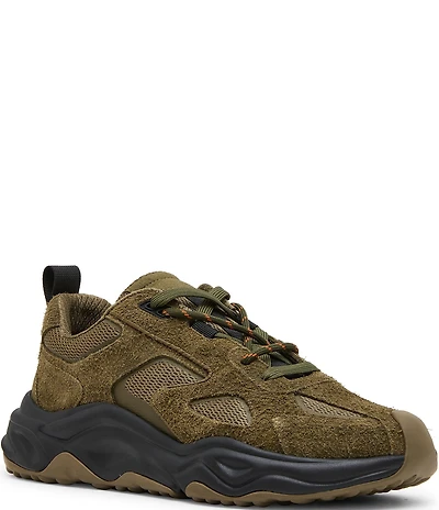 Steve Madden Men's Sylas Color Block Lace Up Chunky Sneakers