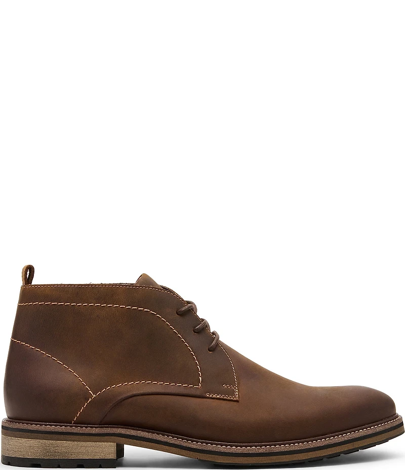 Steve Madden Men's Tabriz Lace Up Leather Chukka Boots