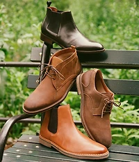 Steve Madden Men's Tabriz Lace Up Leather Chukka Boots