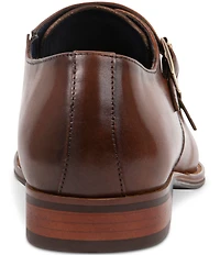 Steve Madden Men's Teon Leather Monk Strap Oxfords
