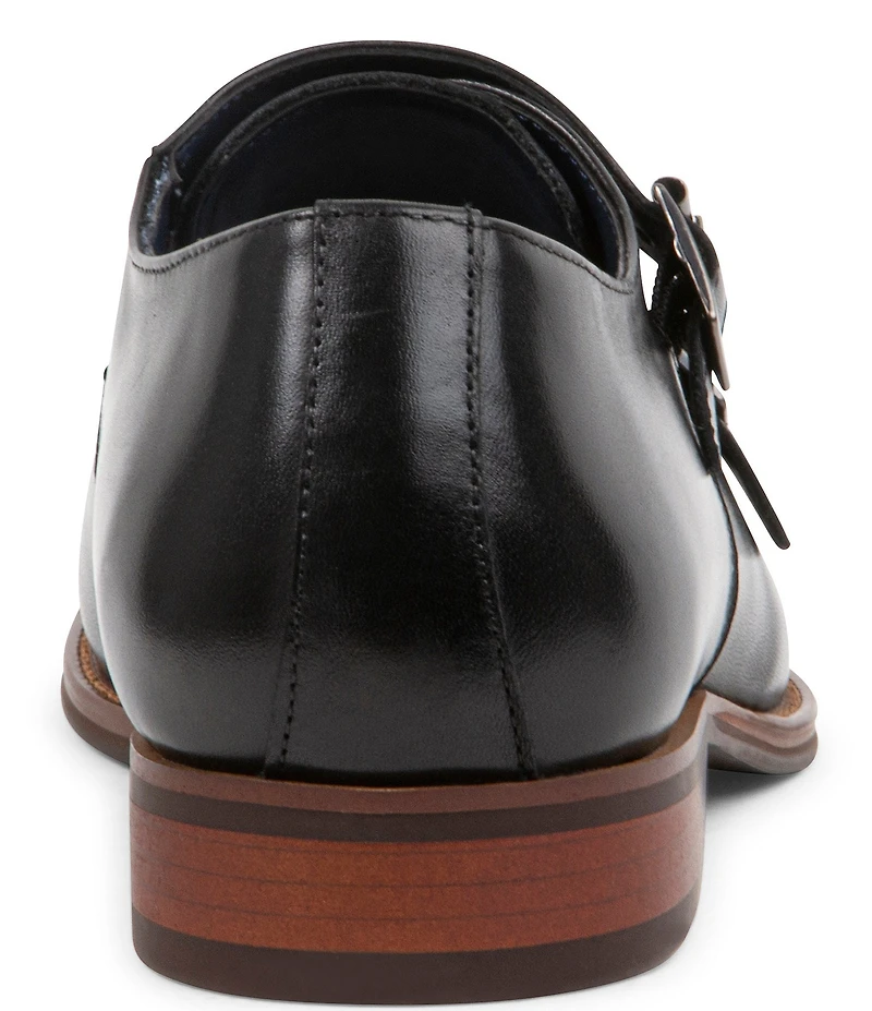 Steve Madden Men's Teon Leather Monk Strap Oxfords