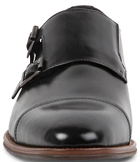 Steve Madden Men's Teon Leather Monk Strap Oxfords