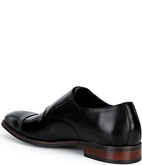 Steve Madden Men's Tidus Leather Double Monk Strap Dress Shoes