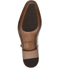 Steve Madden Men's Tidus Leather Double Monk Strap Dress Shoes