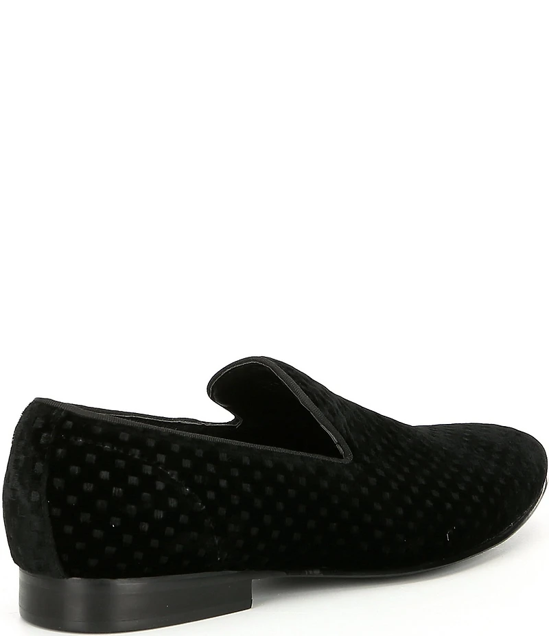 Steve Madden Men's Lifted Velevt Slip On Loafers