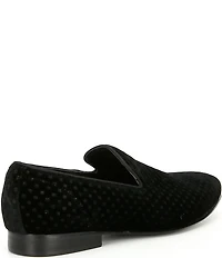 Steve Madden Men's Lifted Velevt Slip On Loafers