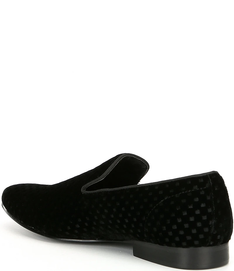 Steve Madden Men's Lifted Velevt Slip On Loafers
