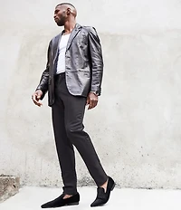 Steve Madden Men's Lifted Velevt Slip On Loafers