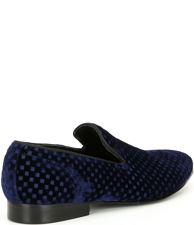 Steve Madden Men's Lifted Velevt Slip On Loafers