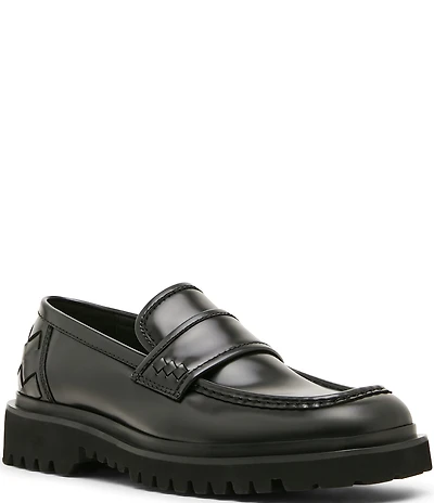 Steve Madden Men's Visby Leather Lug Loafers
