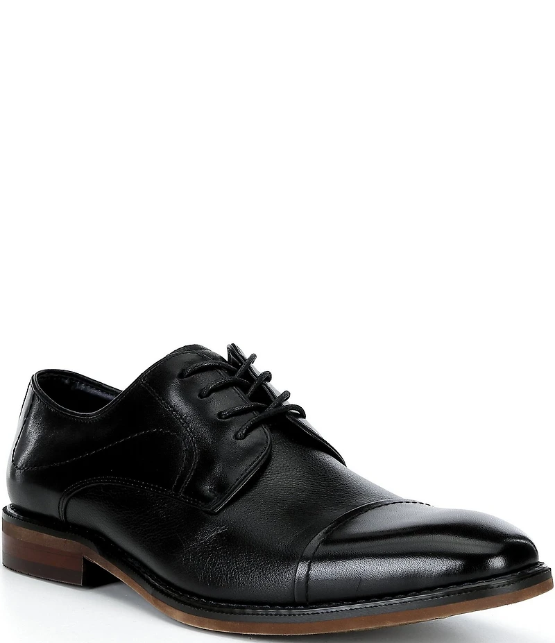 Steve Madden Men's Zyon Leather Cap Toe Oxfords