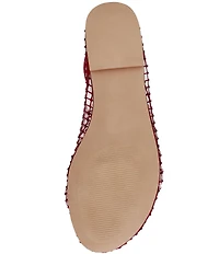 Steve Madden Mino Mesh Rhinestone Flats