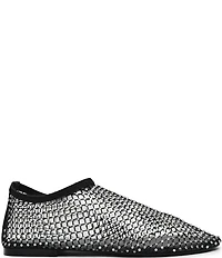 Steve Madden Mino Mesh Rhinestone Flats