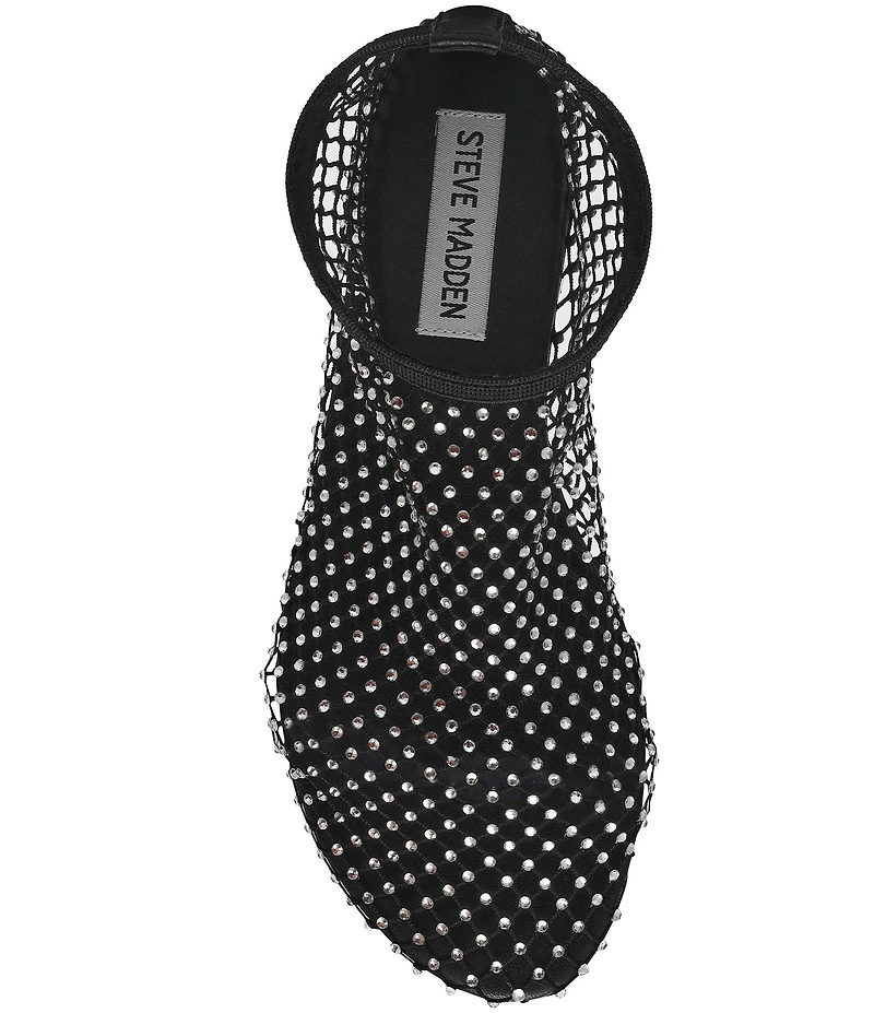 Steve Madden Mino Mesh Rhinestone Flats