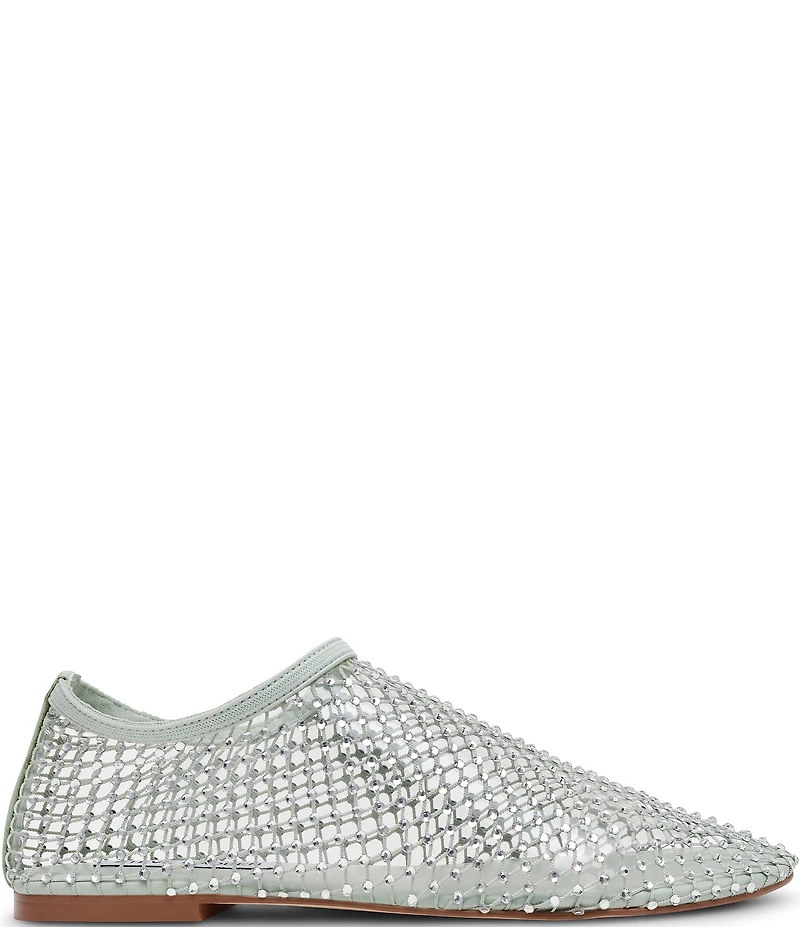 Steve Madden Mino Mesh Rhinestone Flats