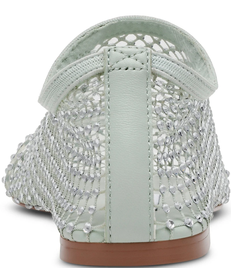 Steve Madden Mino Mesh Rhinestone Flats