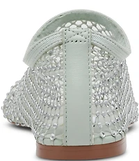 Steve Madden Mino Mesh Rhinestone Flats