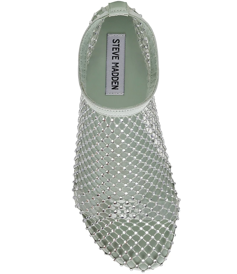 Steve Madden Mino Mesh Rhinestone Flats