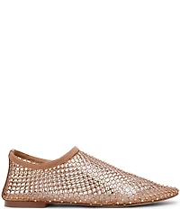 Steve Madden Mino Mesh Rhinestone Flats