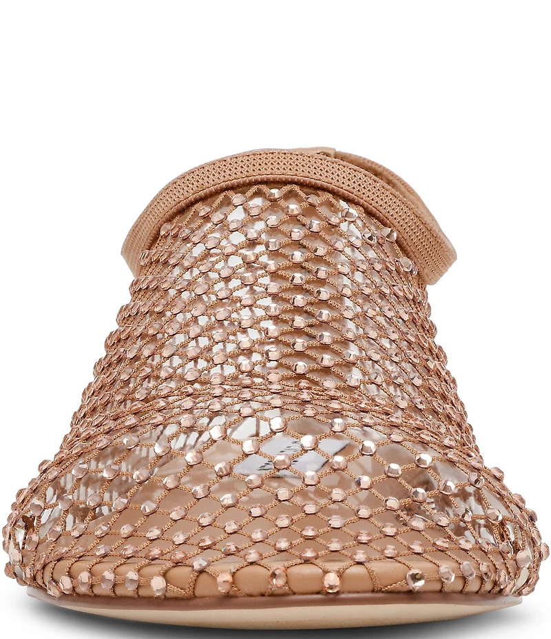 Steve Madden Mino Mesh Rhinestone Flats