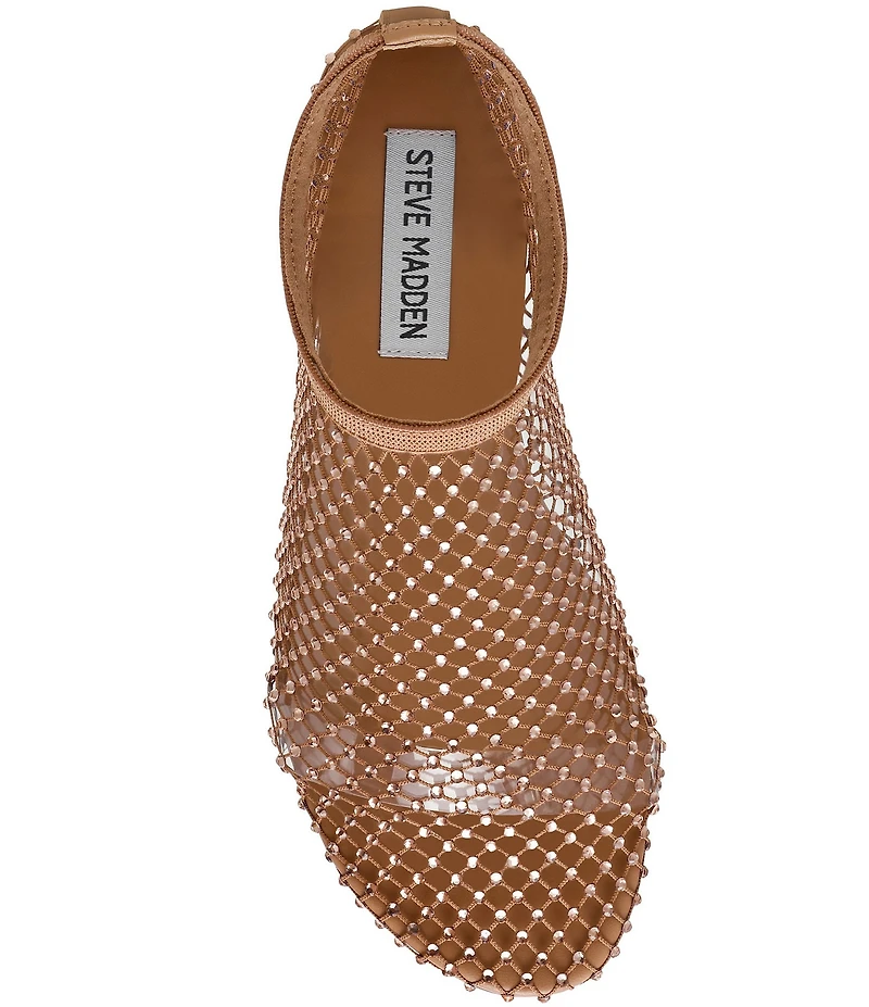 Steve Madden Mino Mesh Rhinestone Flats
