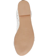 Steve Madden Mino Mesh Rhinestone Flats