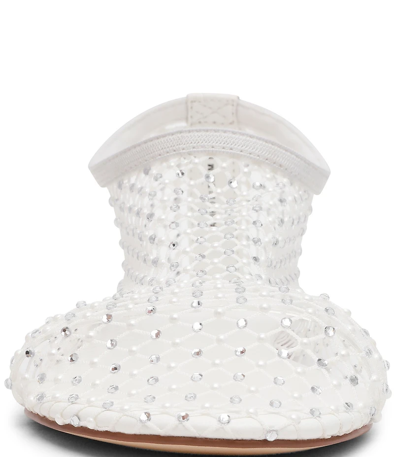 Steve Madden Mino Mesh Rhinestone Flats
