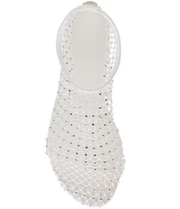 Steve Madden Mino Mesh Rhinestone Flats