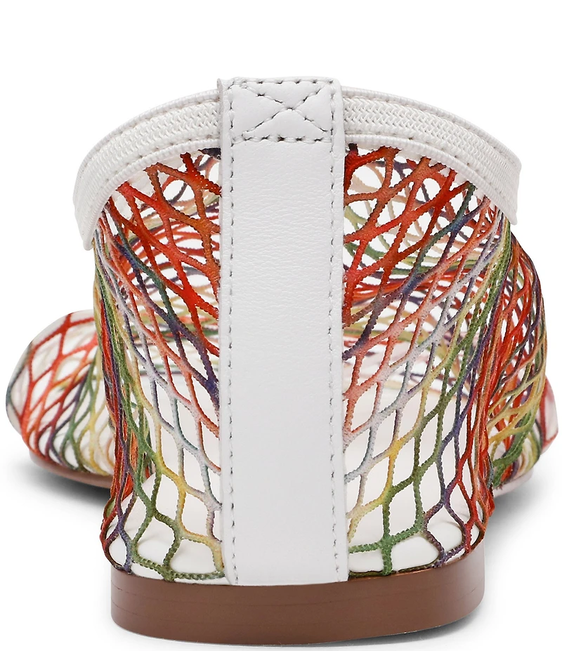 Steve Madden Mino Rainbow Mesh Flats