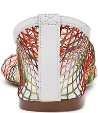 Steve Madden Mino Rainbow Mesh Flats