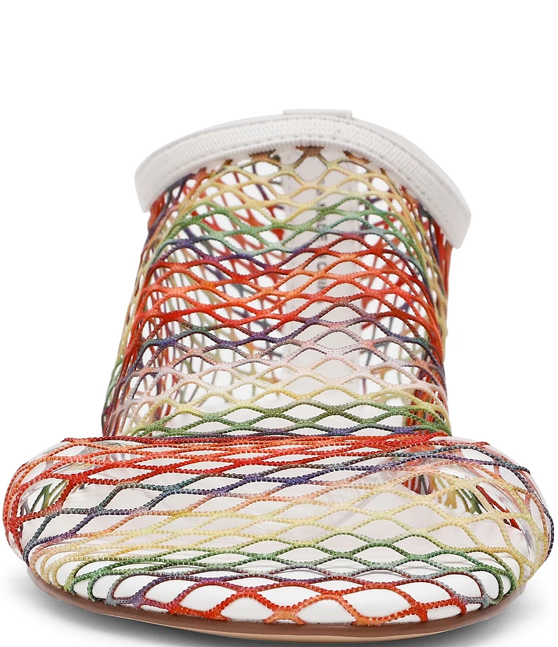 Steve Madden Mino Rainbow Mesh Flats