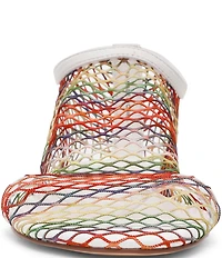 Steve Madden Mino Rainbow Mesh Flats
